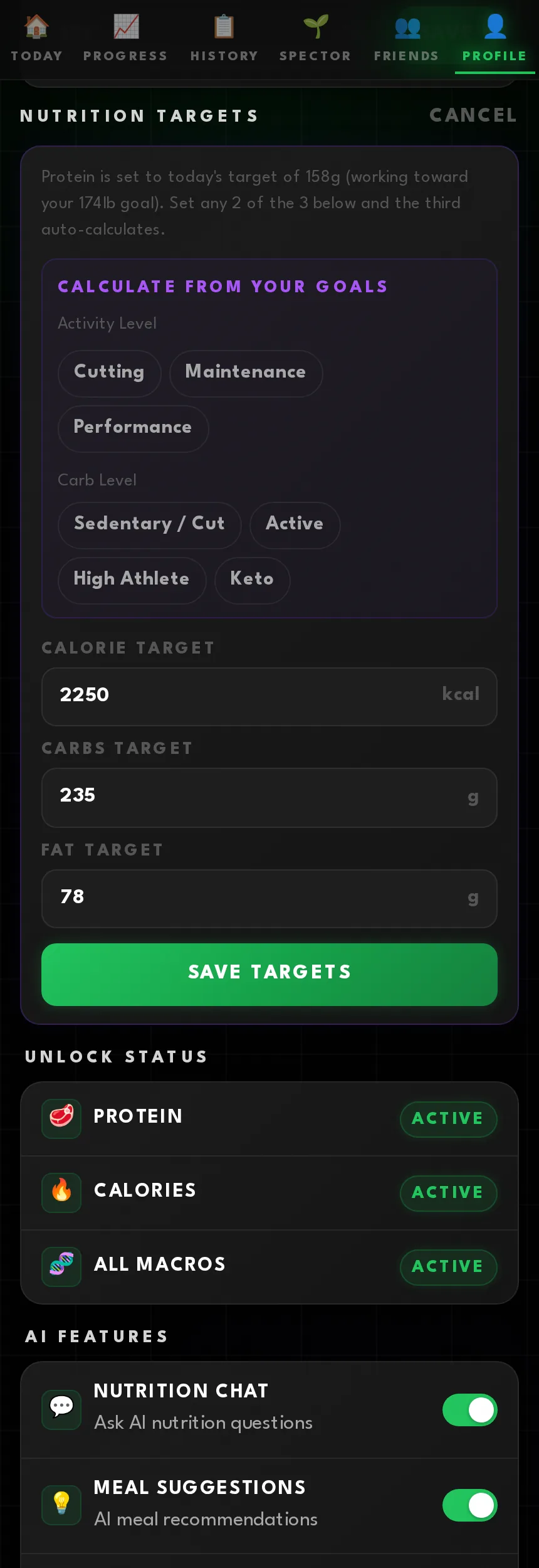 Work out your macros