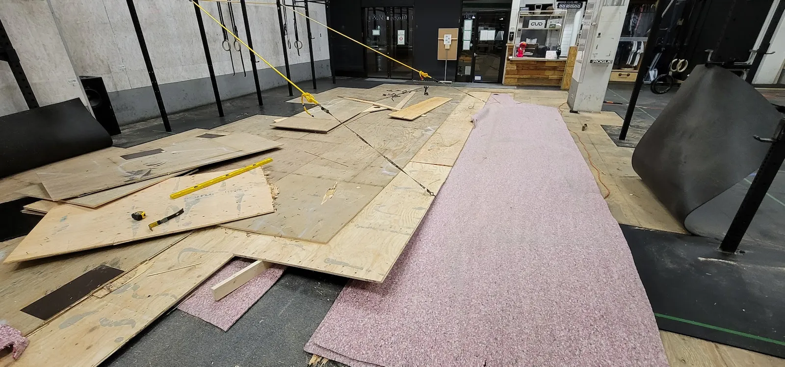 Raincity Renos - fixing the floor (again)