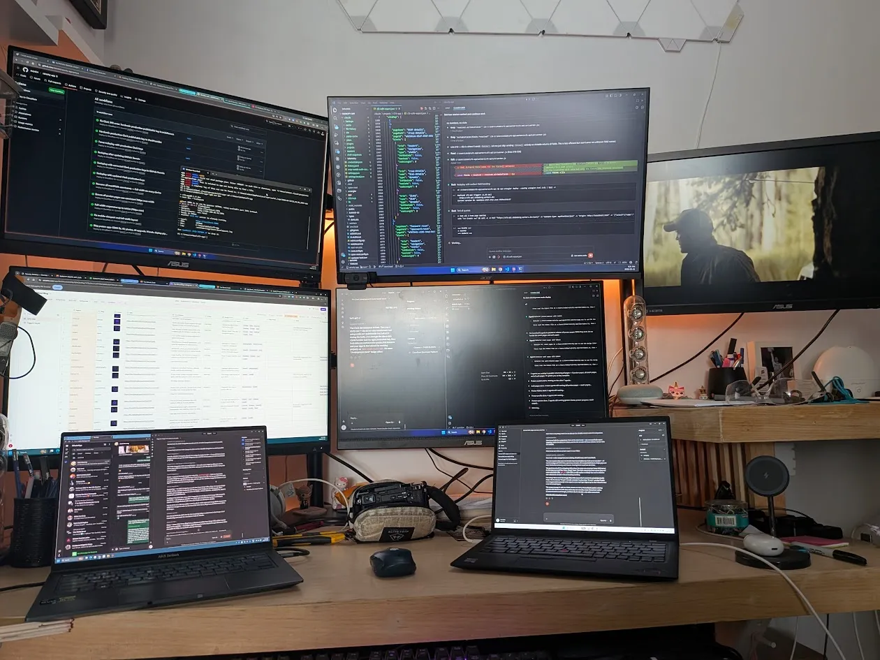 with my computer